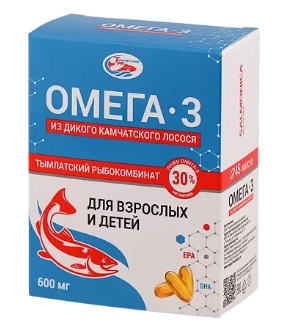Салмоника (Salmonica) Омега-3 600мг из дикого камчатского лосося для взрослых и детей, капсулы 45 шт БАД