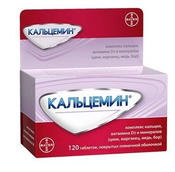 Кальцемин, таблетки, покрытые пленочной оболочкой, 120 шт