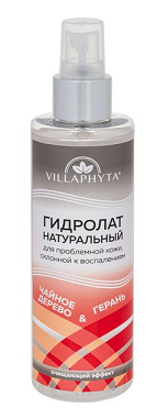 Villaphyta (Виллафита) Гидролат натуральный чайное дерево и герань, 200мл