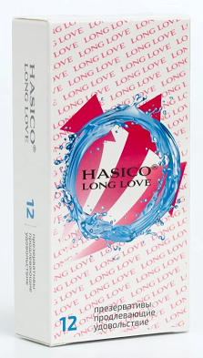 Hasico (Хасико) презервативы longer продлевающие 12шт