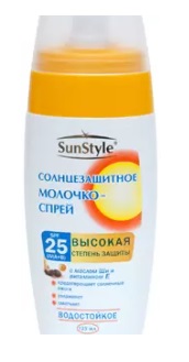 Купить сан стайл молочко-спрей солнцезащитное spf-25 125мл в Заволжье