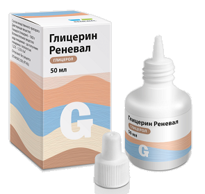 Глицерин Реневал, раствор для наружного применения, флакон-капельница, 50мл