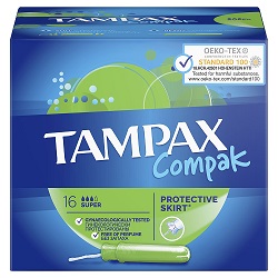 Тампакс (Tampax) тампоны, Compak Super 16 шт