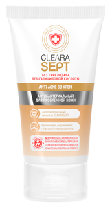 Купить clearasept anti-acne (креласепт) bb-крем матирующий для проблемной кожи, 40мл в Заволжье