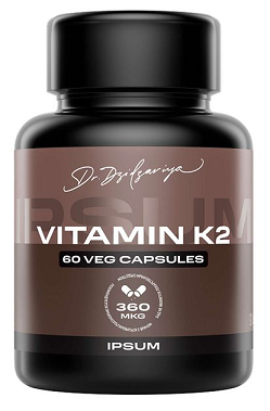 IPSUM (Ипсум) Витамин К2, капсулы растительные 609мг 60шт БАД