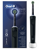 Купить oral-b (орал-би) электрическая зубная щетка vitality pro d103.413.3 тип 3708 с зарядным устройством, тип 3757, черный в Заволжье