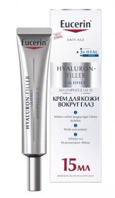 Купить eucerin hyaluron-filler (эуцерин) крем для кожи вокруг глаз 15 мл в Заволжье