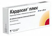 Купить кардосал плюс, таблетки покрытые пленочной оболочкой 25мг+20мг 28шт в Заволжье