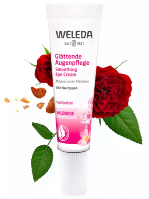 Купить weleda (веледа) крем-уход для области вокруг глаз разглаживающий дикая роза, 10мл в Заволжье