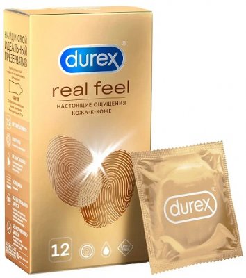 Купить дюрекс презервативы real feel №12 (ссл интернейшнл плс, таиланд) в Заволжье