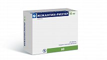 Купить мемантин-рихтер, таблетки, покрытые пленочной оболочкой 10мг, 60 шт в Заволжье
