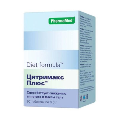 Купить diet formula (диет формула) цитримакс, таблетки 90 шт бад в Заволжье
