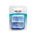 Таблетница на день карманная 4 отделения First Aid (Ферстэйд)
