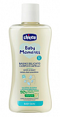 Купить chicco baby moments (чикко) пена для тела и волос нежная детская 200мл в Заволжье