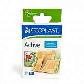 Купить ecoplast activ набор тканевых пластырей, 16 шт в Заволжье