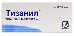 Купить тизанил, таблетки 2мг, 30шт в Заволжье