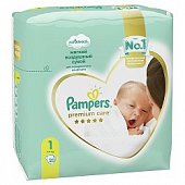 Купить pampers premium care (памперс) подгузники 1 для новорожденных 2-5кг, 20шт в Заволжье