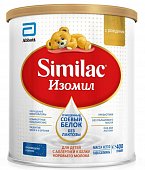 Купить симилак (similac) изомил, смесь на основе соевого белка для детей с аллергией к белку коровьего молока, с рождения 400г в Заволжье