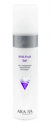 Купить aravia (аравиа) гель для лица очищающий с фруктовыми кислотами ана fruit gel, 250мл в Заволжье