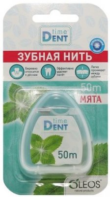 Купить таймдент (timedent) зубная нить мята 50м в Заволжье