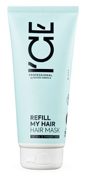 Натура Сиберика ICE Professional by маска для сухих и повреждённых волос Refill My Hair, 200мл