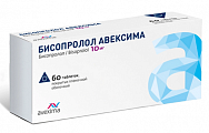 Купить бисопролол авексима, таблетки покрытые пленочной оболочкой 10 мг, 60 шт в Заволжье