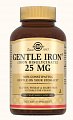 Купить solgar (солгар) легкодоступное железо джентл айрон 25мг, капсулы 475мг 180 шт бад в Заволжье