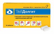 Купить табдолгит, таблетки покрытые пленочной оболочкой 400мг+325мг, 10 шт в Заволжье