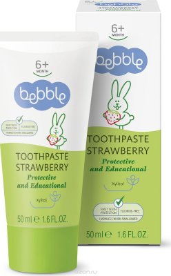 Купить bebble (бэблл) зубная паста детская с ароматом клубники, 50мл в Заволжье
