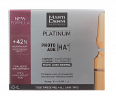 Купить martiderm (мартидерм) platinum сыворотка для лица коррекция фотостарения гиалуроновая кислота+, ампулы 2мл, 30 шт в Заволжье