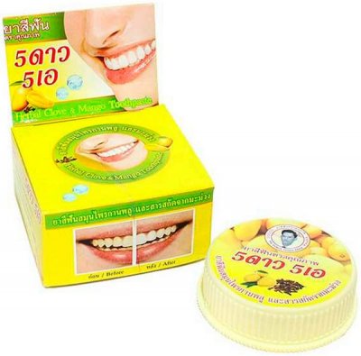 Купить 5 star cosmetic (5 стар косметик) зубная паста травяная с экстрактом манго, 25г в Заволжье