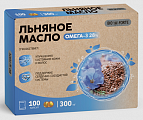 Купить льняное масло bioforte, капсулы 100шт бад в Заволжье
