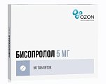 Купить бисопролол, таблетки, покрытые пленочной оболочкой 5мг, 50 шт в Заволжье