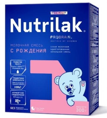 Купить нутрилак (nutrilak) премиум 1 молочная смесь 0-6 месяцев, 300г в Заволжье