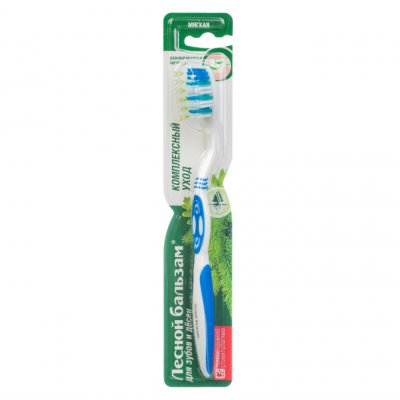 Купить лесной бальзам зубная щетка комплексный уход мягкая, 1 шт в Заволжье