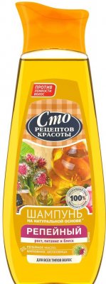 Купить сто рецептов красоты шампунь репейный 250мл (юнилевер, россия) в Заволжье