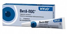 Купить вита-пос, средство смазывающее офтальмологическое, туба 5г в Заволжье