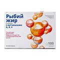 Купить рыбий жир с витаминами а,д,е витатека, капсулы 370мг, 100 шт бад в Заволжье