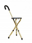 Купить трость amcs37 металлическая комбинированная с трехопорным стулом с регулируемой высотой в Заволжье