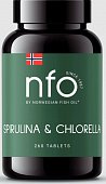 Купить норвегиан фиш оил (nfo) спирулина и хлорелла, таблетки 500мг, 260 шт. бад в Заволжье