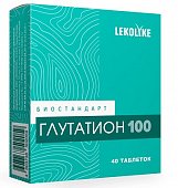 Купить леколайк биостандарт глутатион 100, таблетки 40шт бад в Заволжье