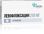 Купить левофлоксацин, таблетки, покрытые пленочной оболочкой 250мг, 10 шт в Заволжье