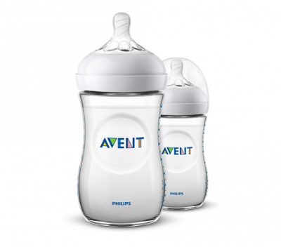 Купить avent (авент) бутылочка для кормления с 1 месяца natural 260 мл 2 шт (scf033/27) в Заволжье