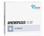 Купить арипипразол, таблетки 15мг, 30 шт в Заволжье