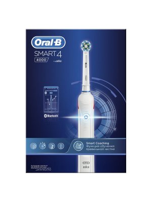 Купить oral-b (орал-би) электрическая зубная щетка smart 4 (4000) в Заволжье