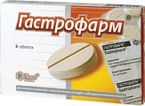 Купить гастрофарм, таблетки, 6 шт в Заволжье