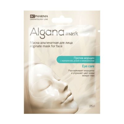 Купить альгана маск (alganamask) маска для кожи вокруг глаз альгинатная против морщин, 1 шт в Заволжье