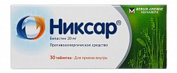 Купить никсар, таблетки 20мг, 30 шт от аллергии в Заволжье