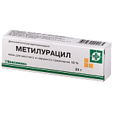 Метилурацил, мазь для наружного применения 10%, 25г
