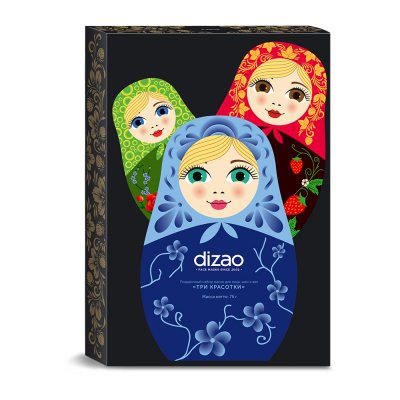 Купить дизао (dizao) подарочный набор масок для лица, шеи и век "три красотки" в Заволжье
